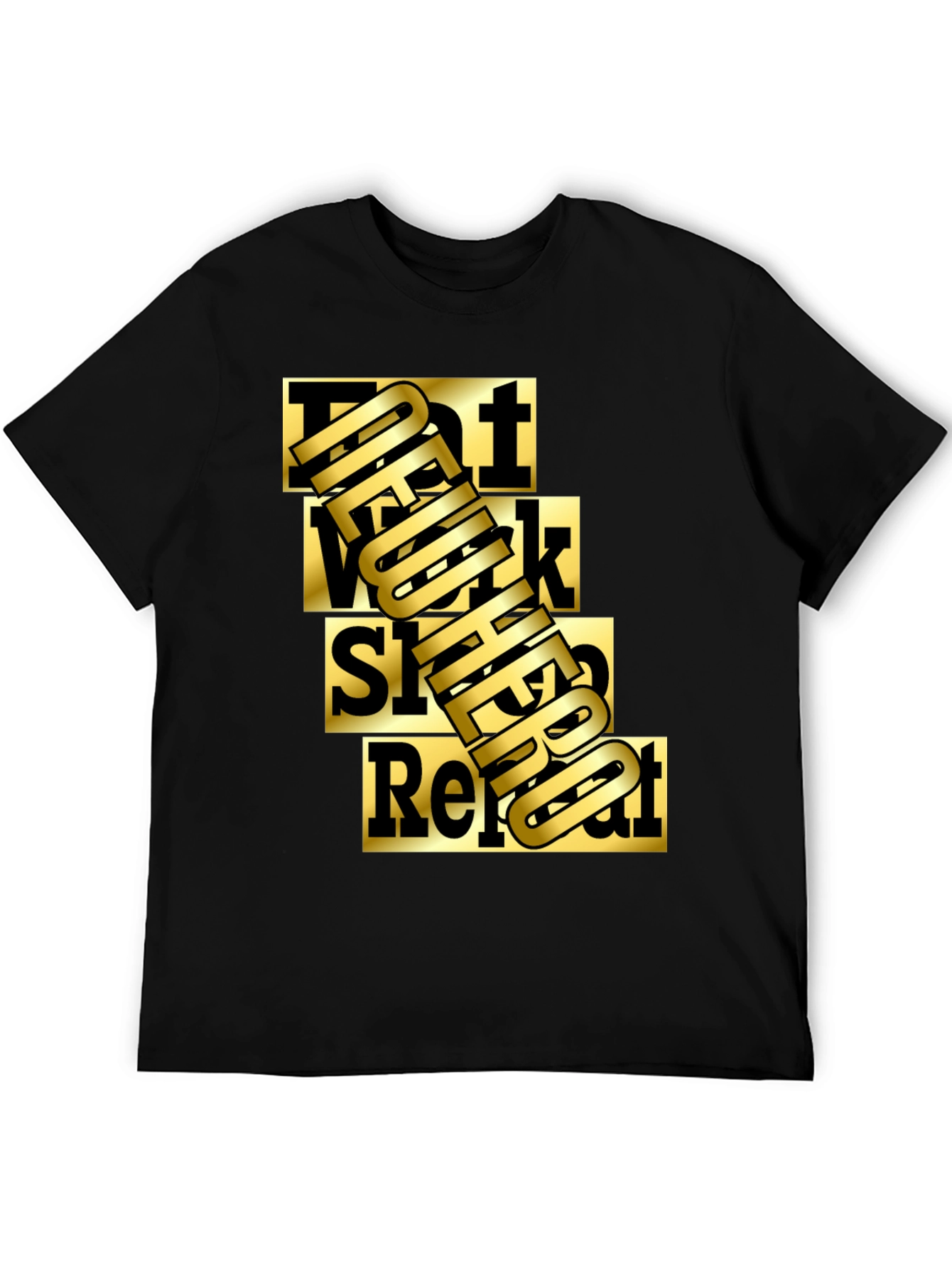 Eat Work Sleep Repeat Graphic Tee