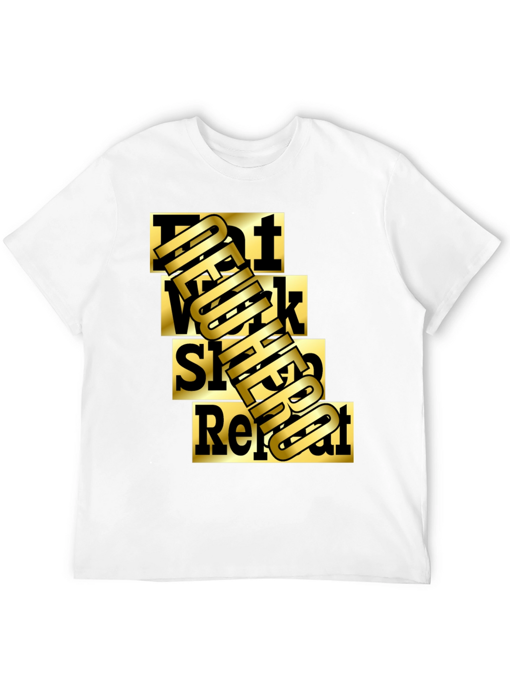 Eat Work Sleep Repeat Graphic Tee
