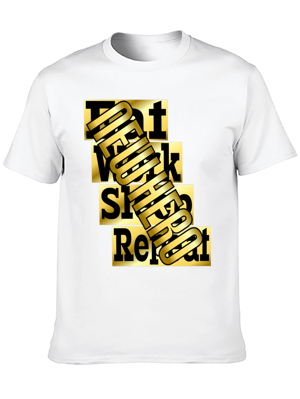 Eat Work Sleep Repeat Graphic Tee