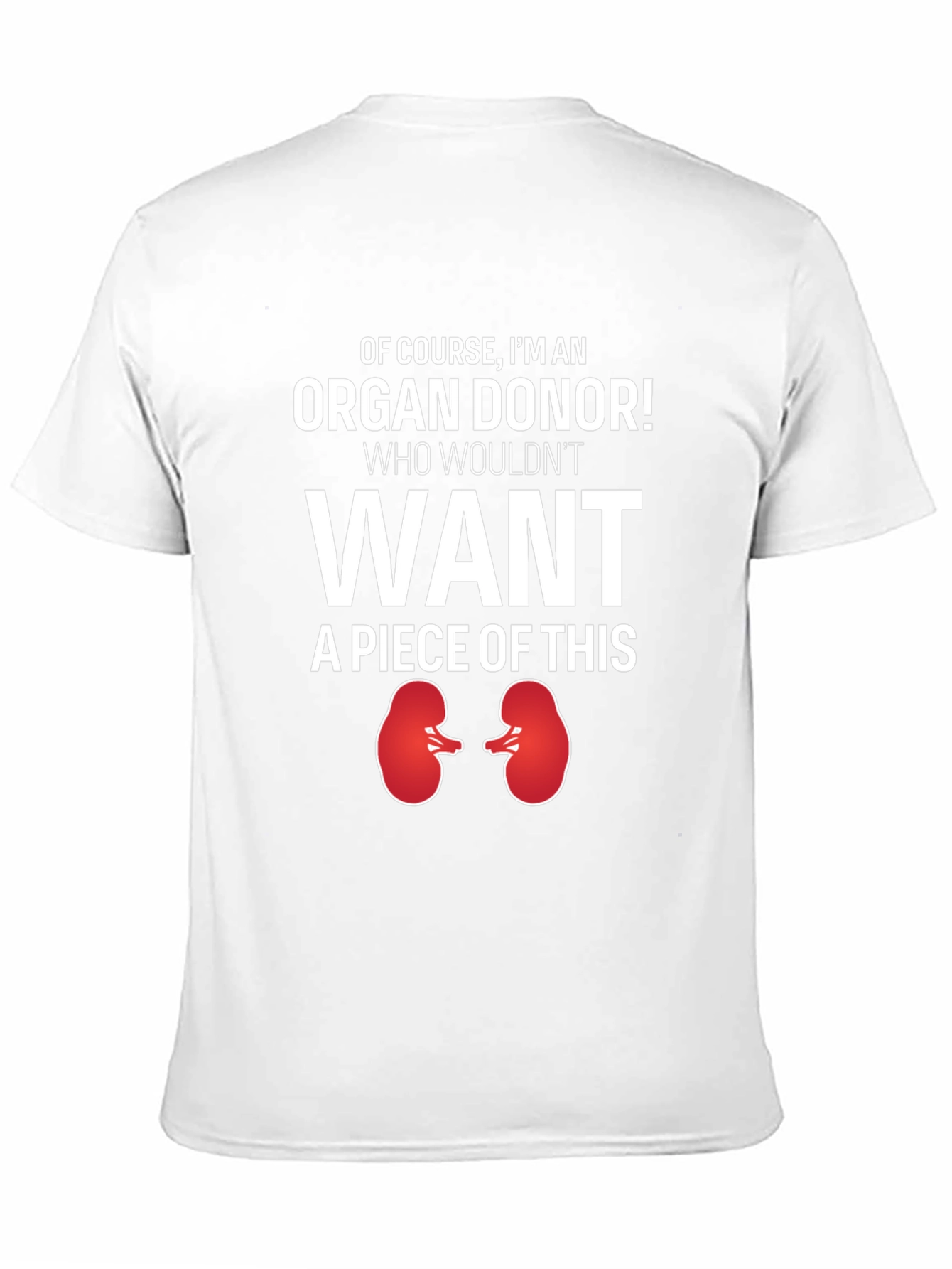 Organ Donor Novelty Graphic T-Shirt