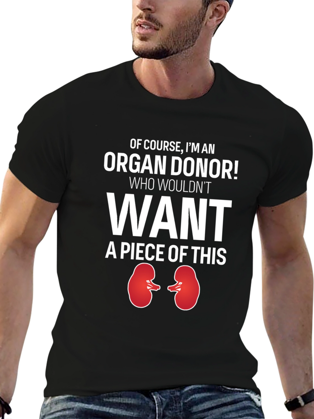 Organ Donor Novelty Graphic T-Shirt