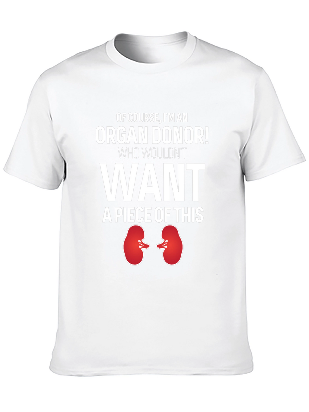 Organ Donor Novelty Graphic T-Shirt
