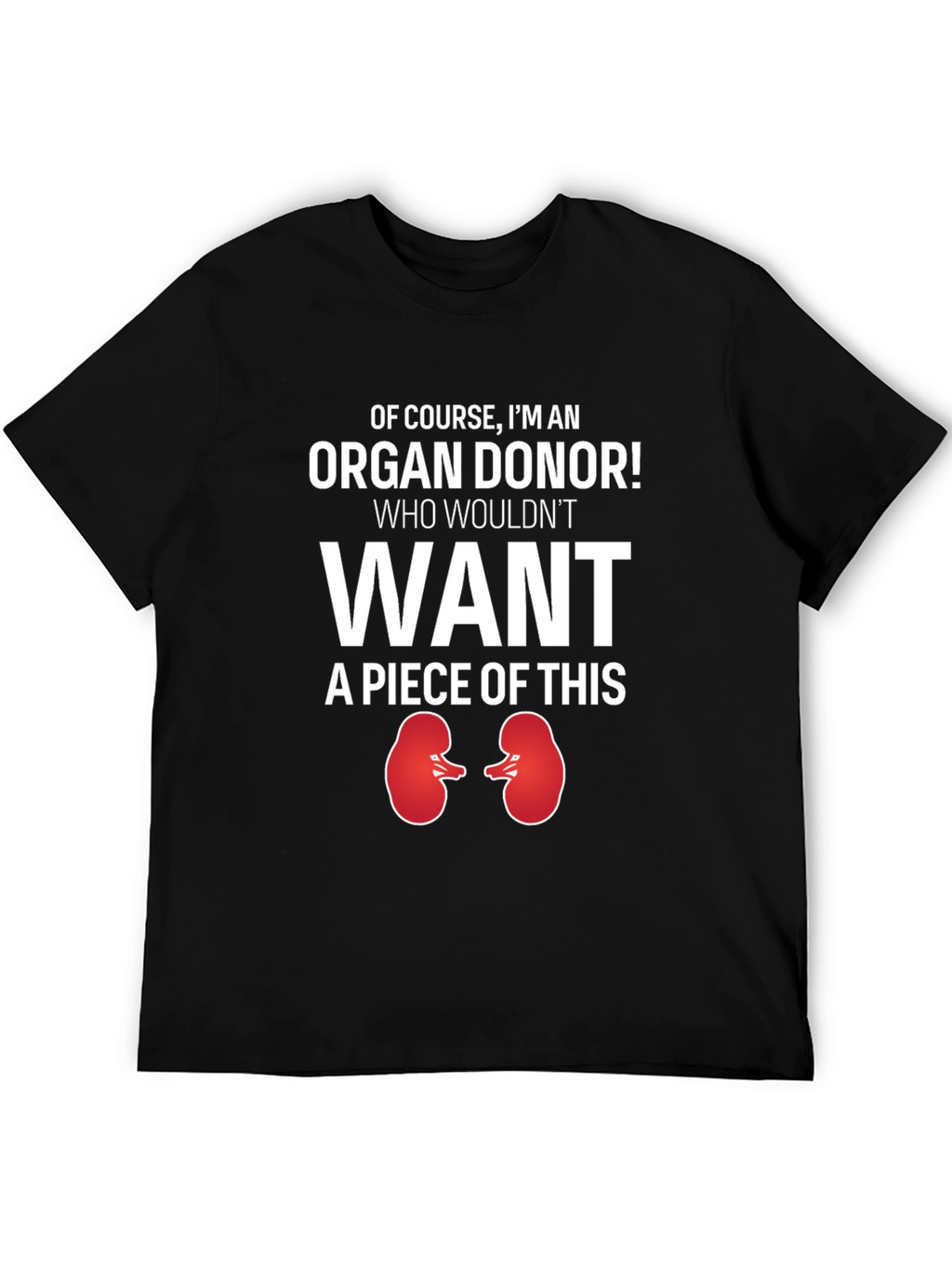 Organ Donor Novelty Graphic T-Shirt