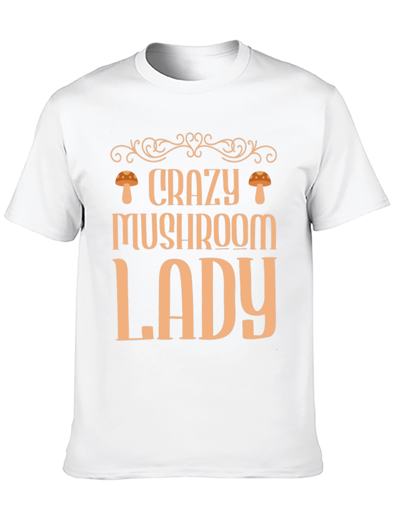 Crazy Mushroom Lady Graphic Tee - Fun & Stylish!