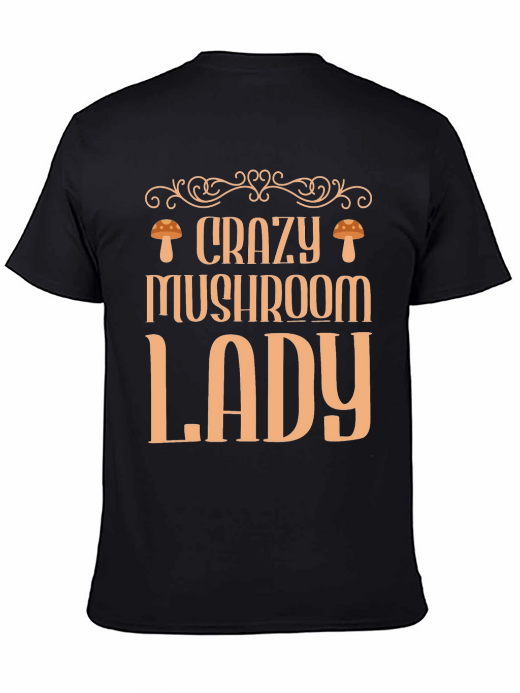Crazy Mushroom Lady Graphic Tee - Fun & Stylish!