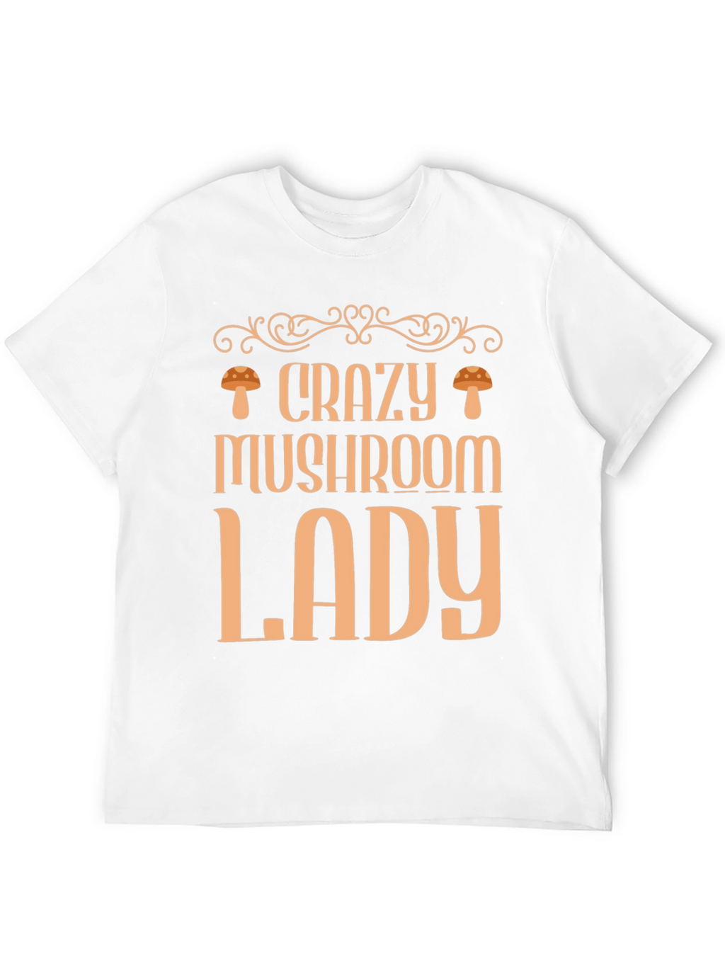 Crazy Mushroom Lady Graphic Tee - Fun & Stylish!