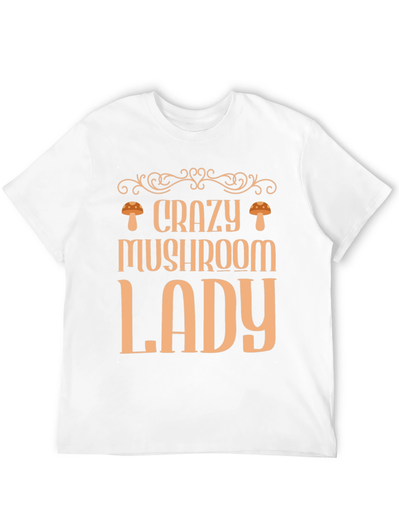 Crazy Mushroom Lady Graphic Tee - Fun & Stylish!
