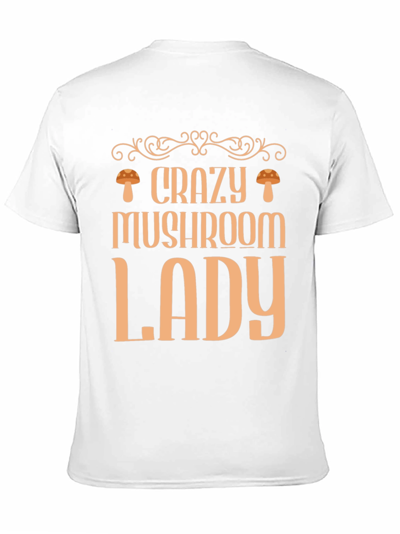 Crazy Mushroom Lady Graphic Tee - Fun & Stylish!