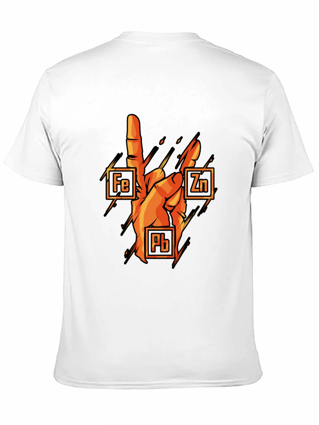 Rock On Chemistry T-Shirt: Iron Zinc Lead