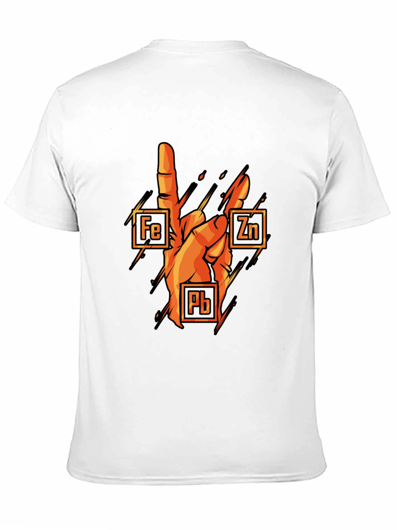 Rock On Chemistry T-Shirt: Iron Zinc Lead
