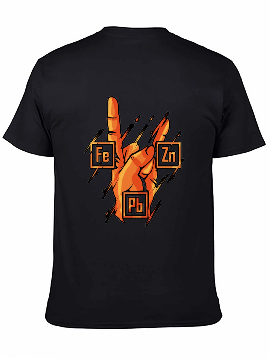Rock On Chemistry T-Shirt: Iron Zinc Lead
