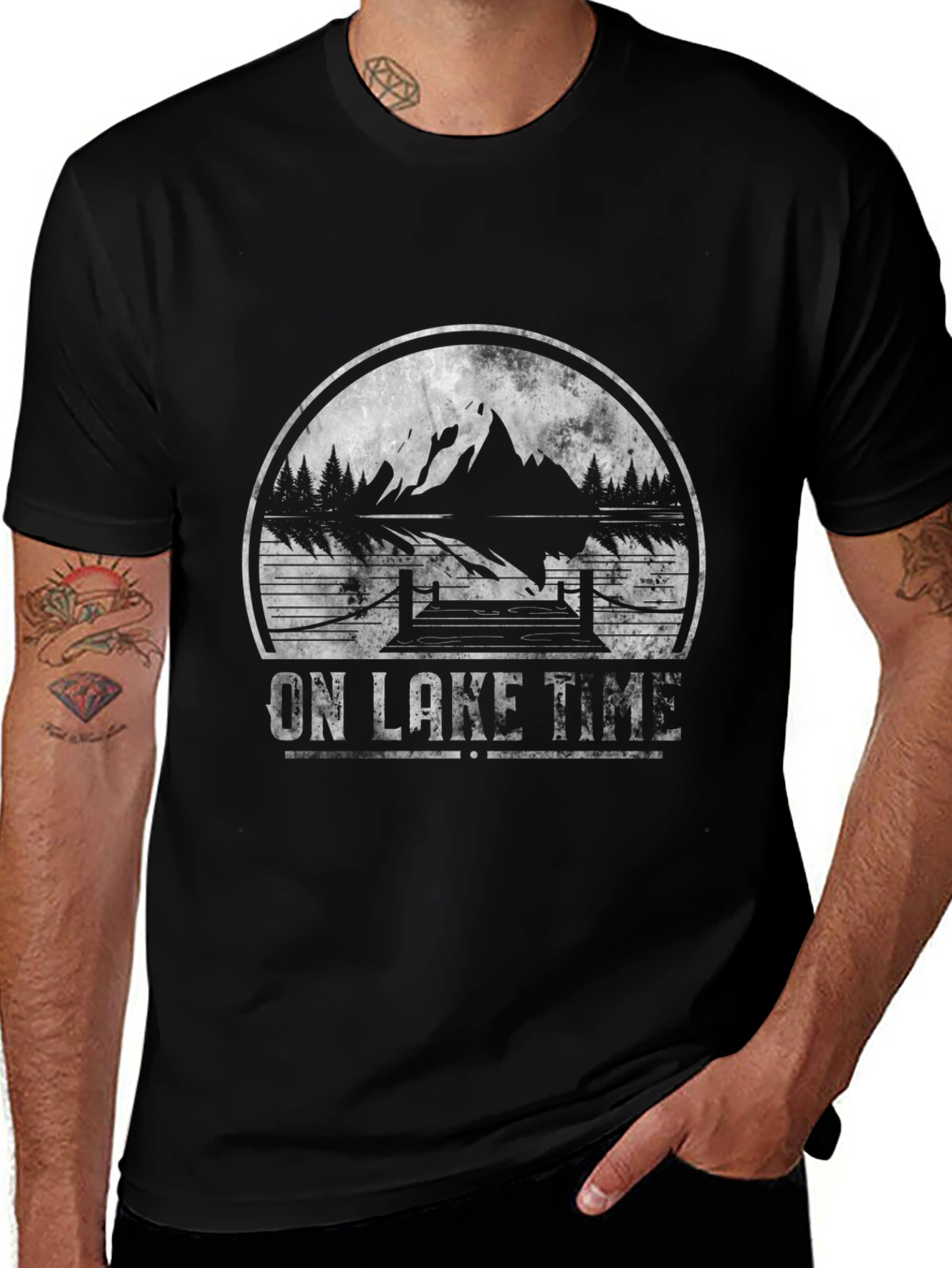 On Lake Time Graphic Tee - Relaxed Fit