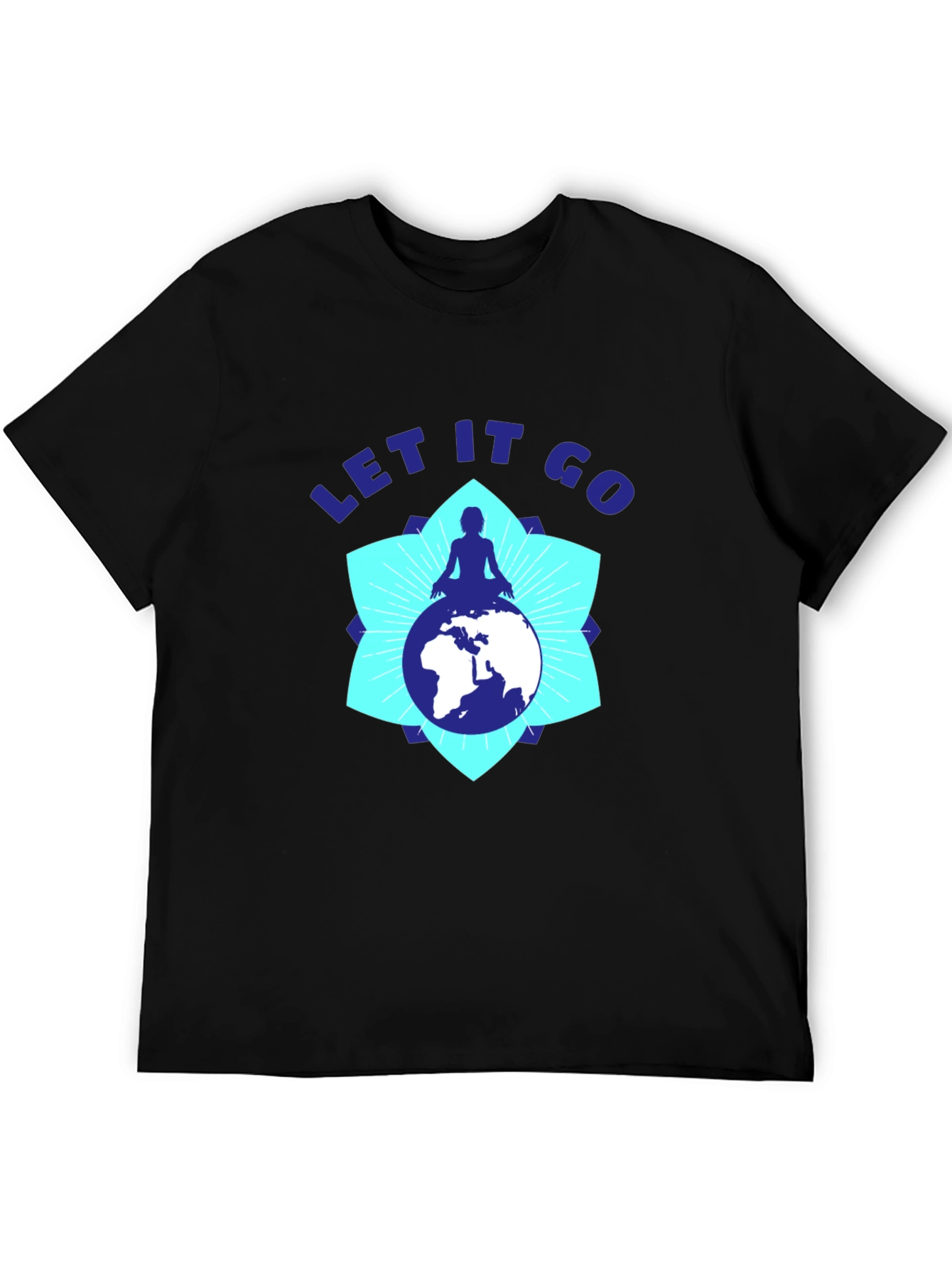 Let It Go Graphic Tee - Meditating on World Peace T-Shirt