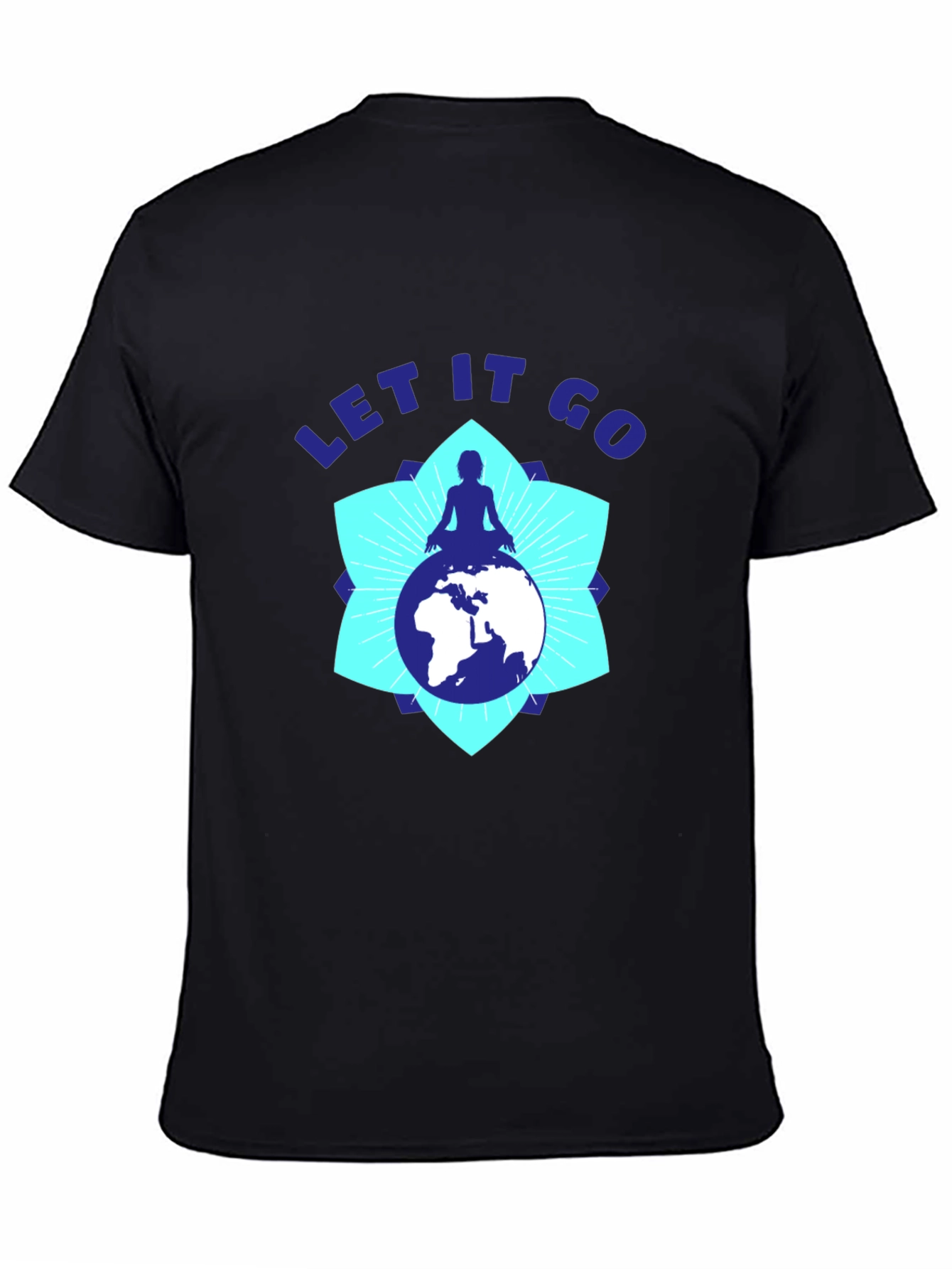 Let It Go Graphic Tee - Meditating on World Peace T-Shirt