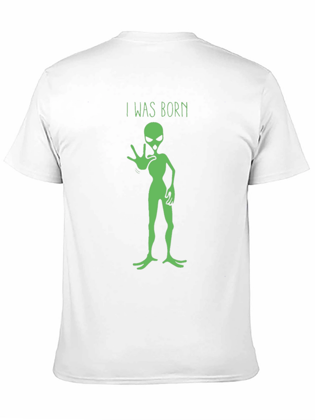 I Was Born Alien Graphic Tee - Black