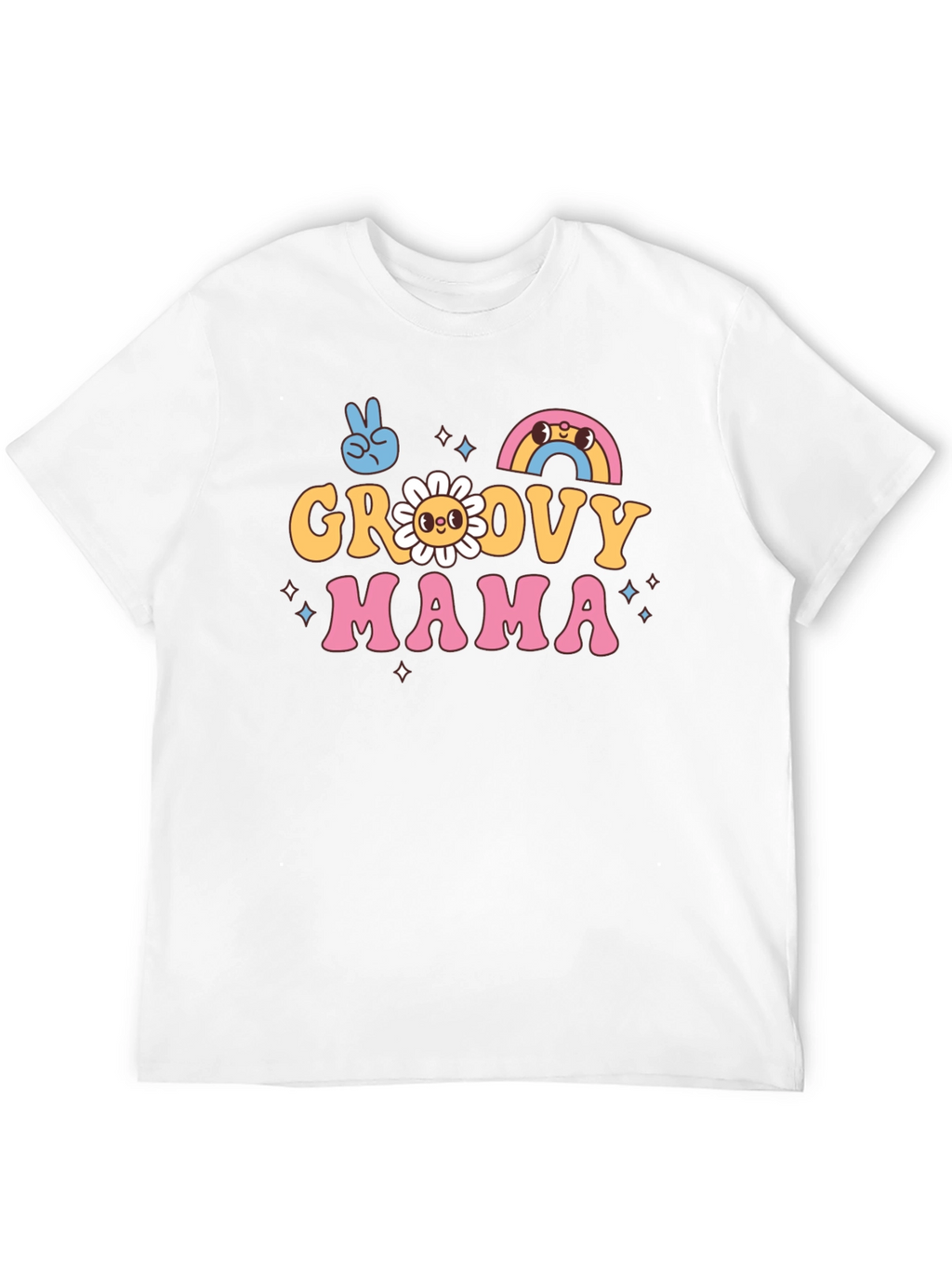 Groovy Mama T-Shirt - Retro Style