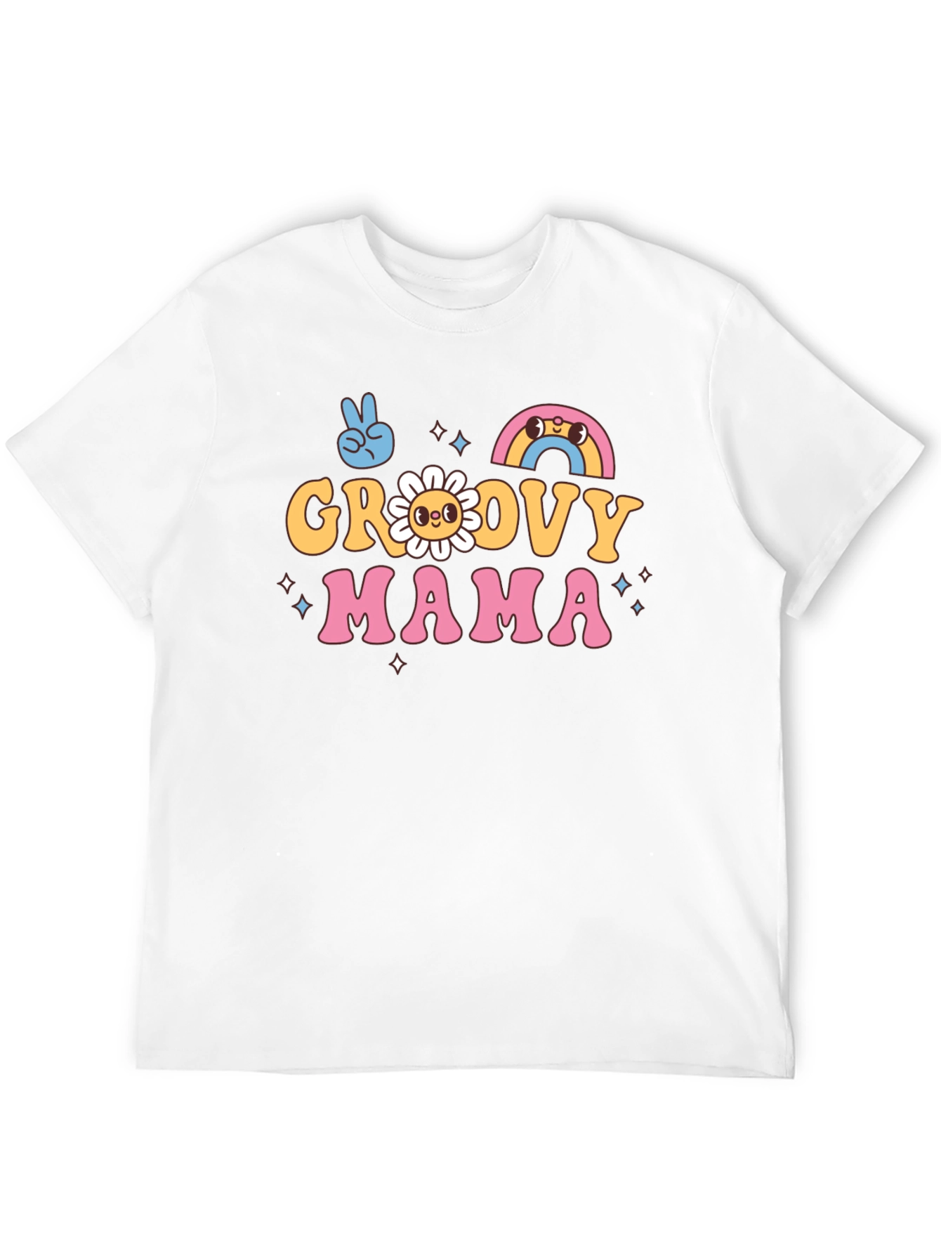 Groovy Mama T-Shirt - Retro Style