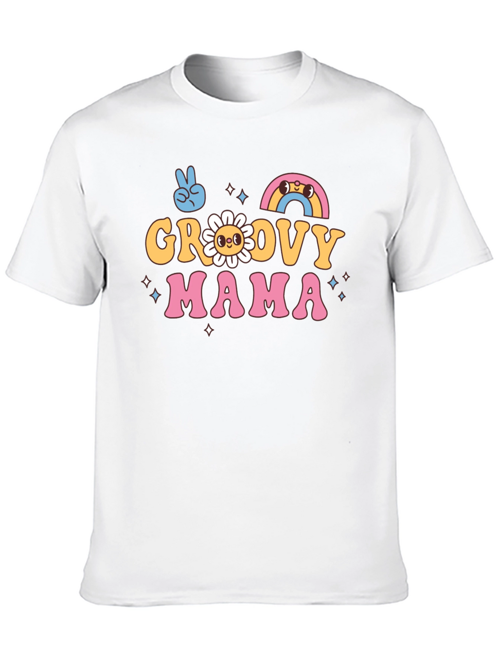 Groovy Mama T-Shirt - Retro Style