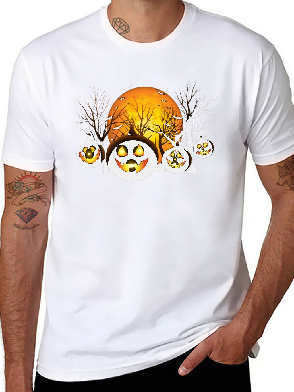 Spooky Jack-o-Lantern Halloween T-Shirt
