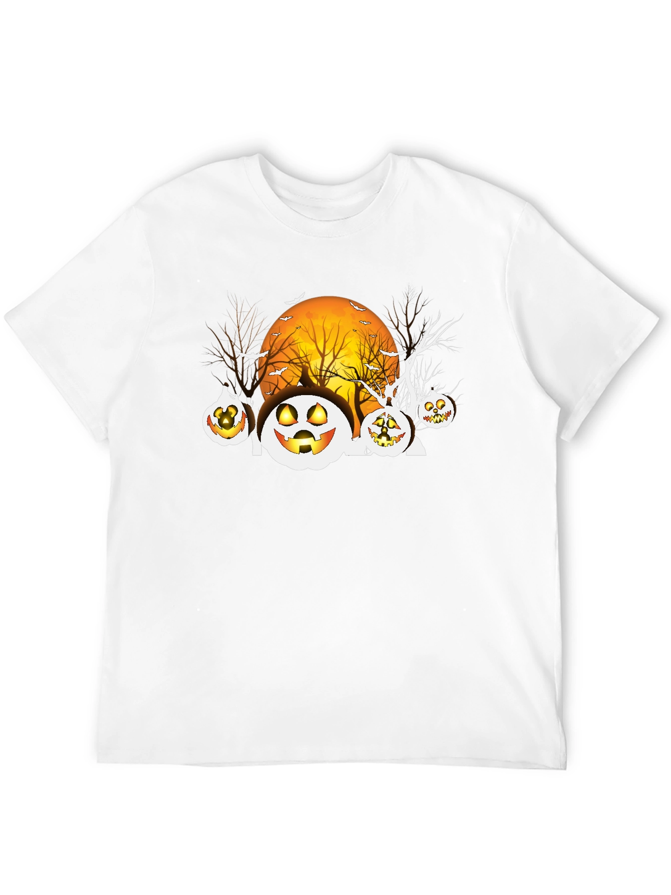 Spooky Jack-o-Lantern Halloween T-Shirt
