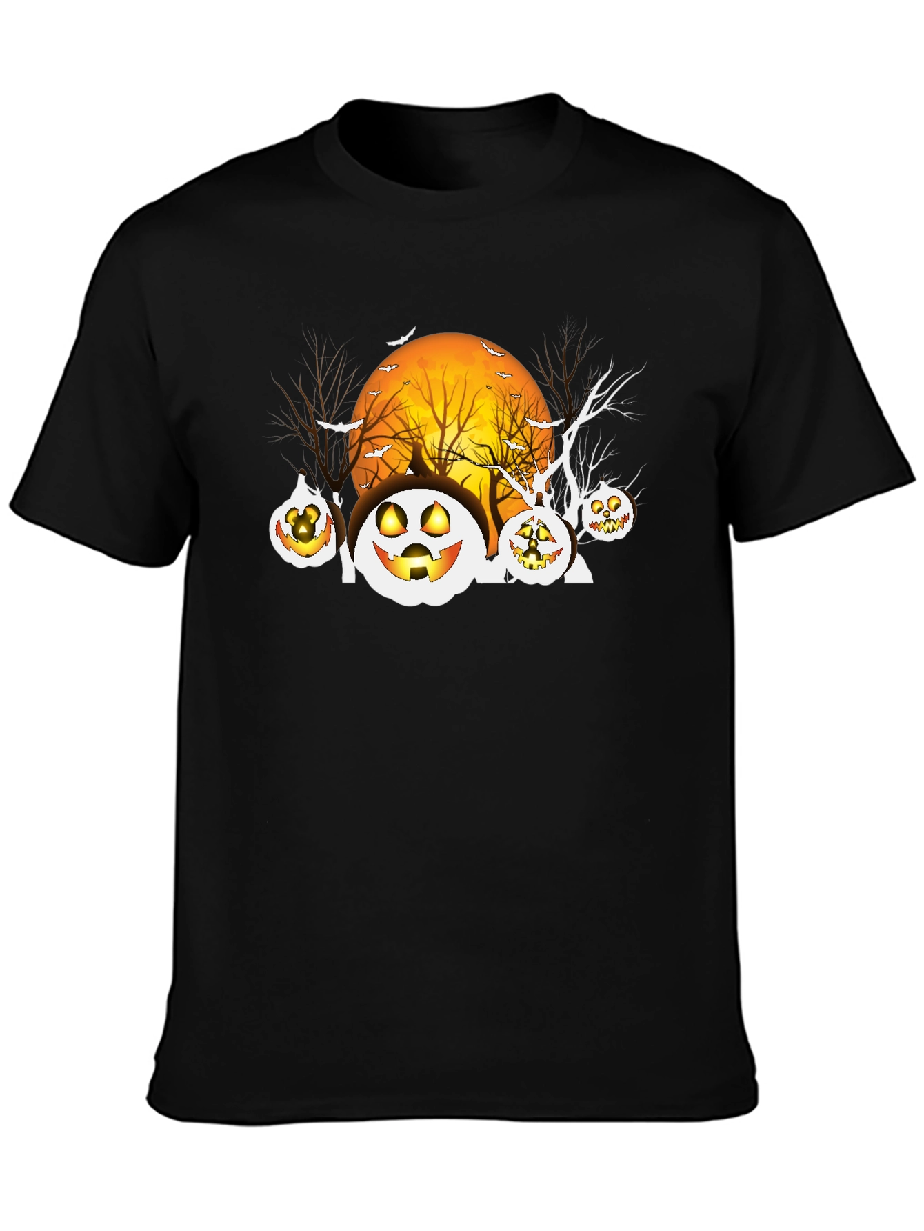 Spooky Jack-o-Lantern Halloween T-Shirt