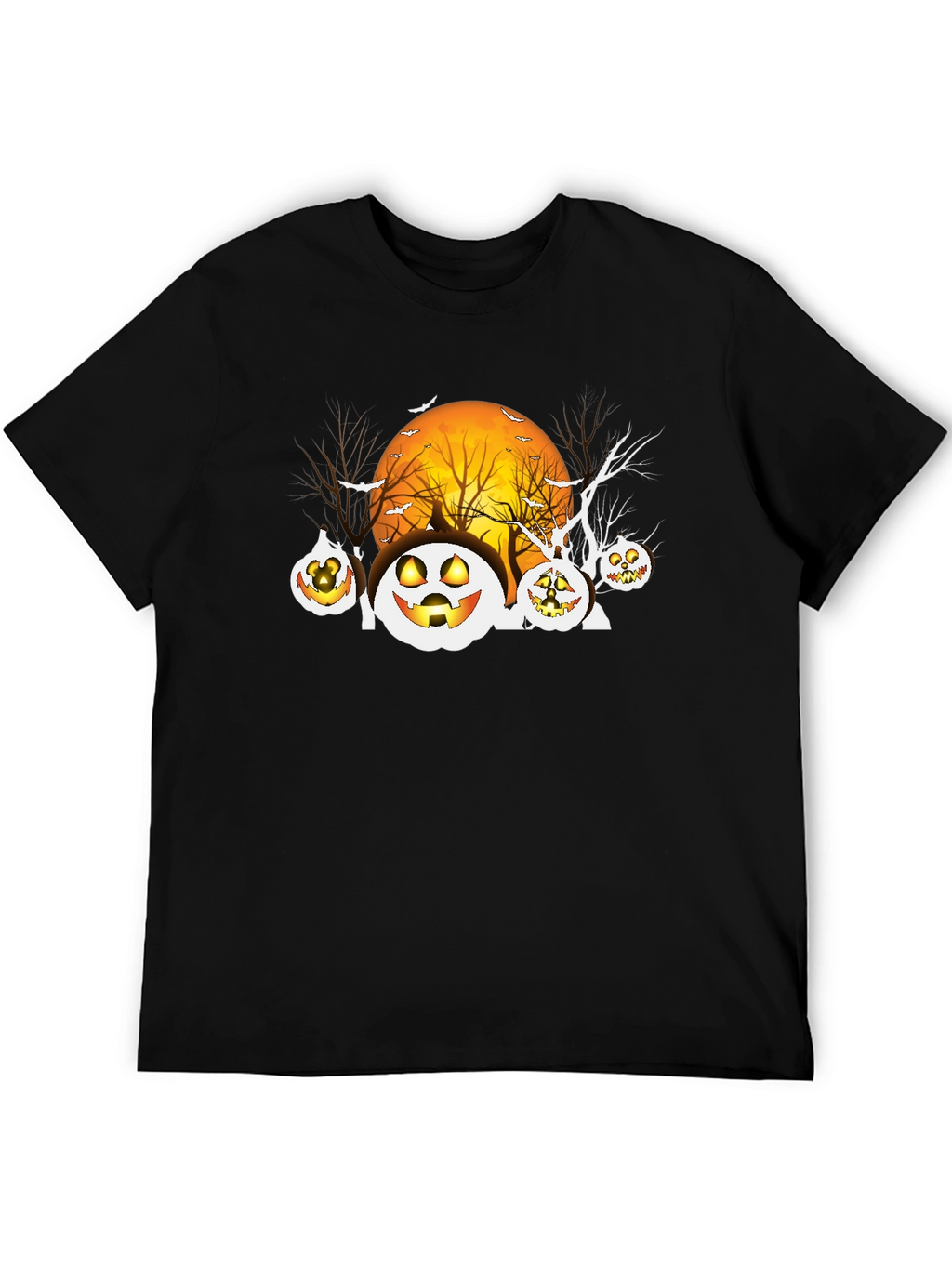 Spooky Jack-o-Lantern Halloween T-Shirt