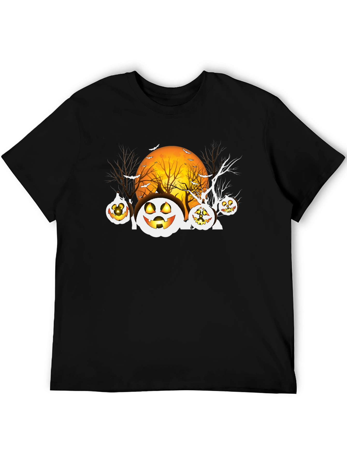 Spooky Jack-o-Lantern Halloween T-Shirt