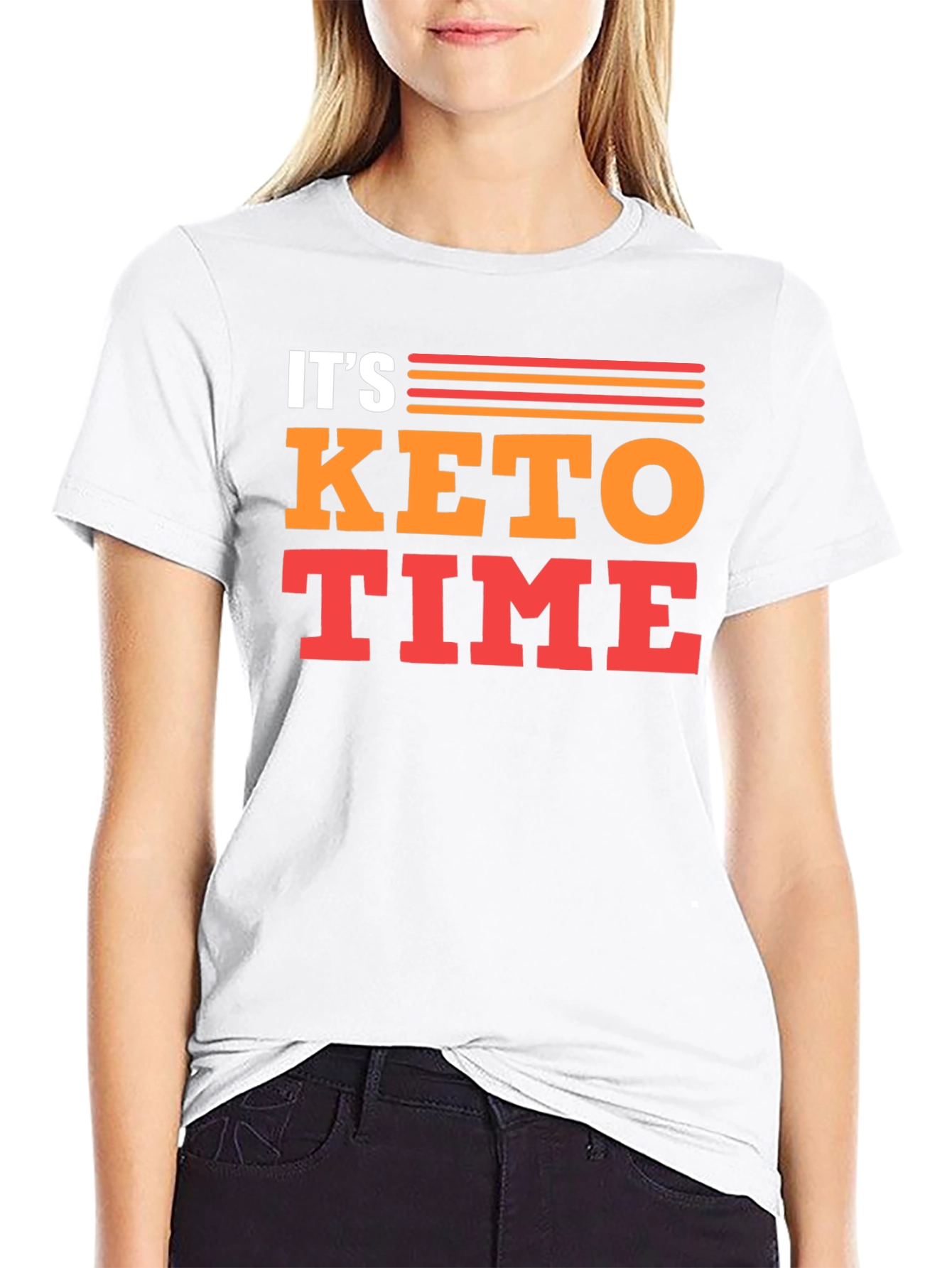 Its Keto Time T-Shirt - Black Graphic Tee