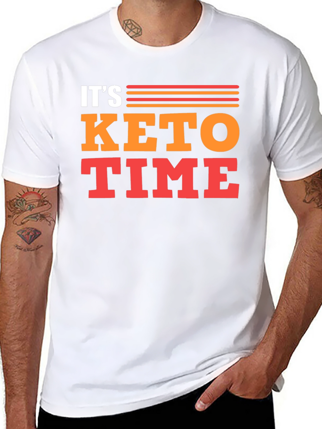Its Keto Time T-Shirt - Black Graphic Tee