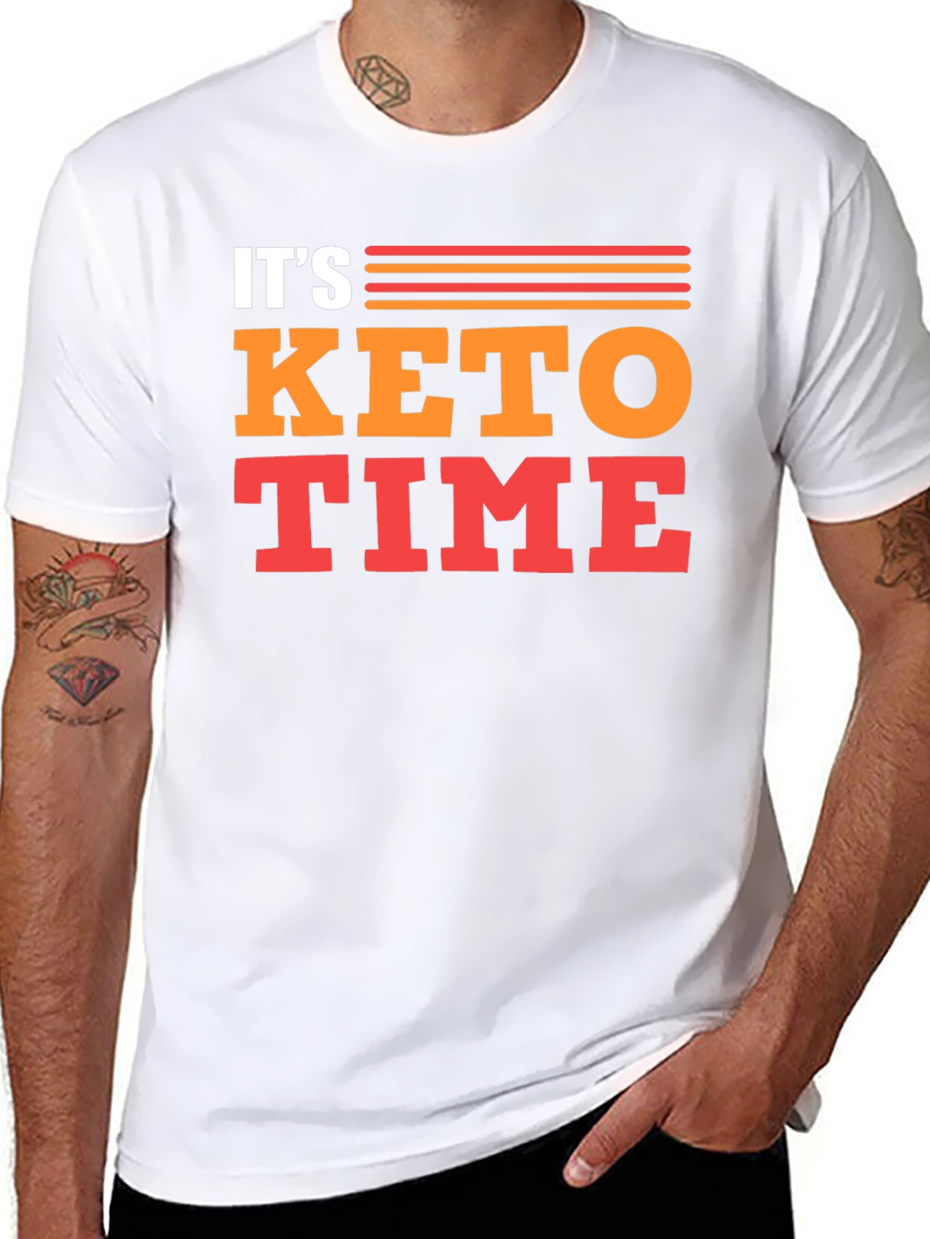Its Keto Time T-Shirt - Black Graphic Tee