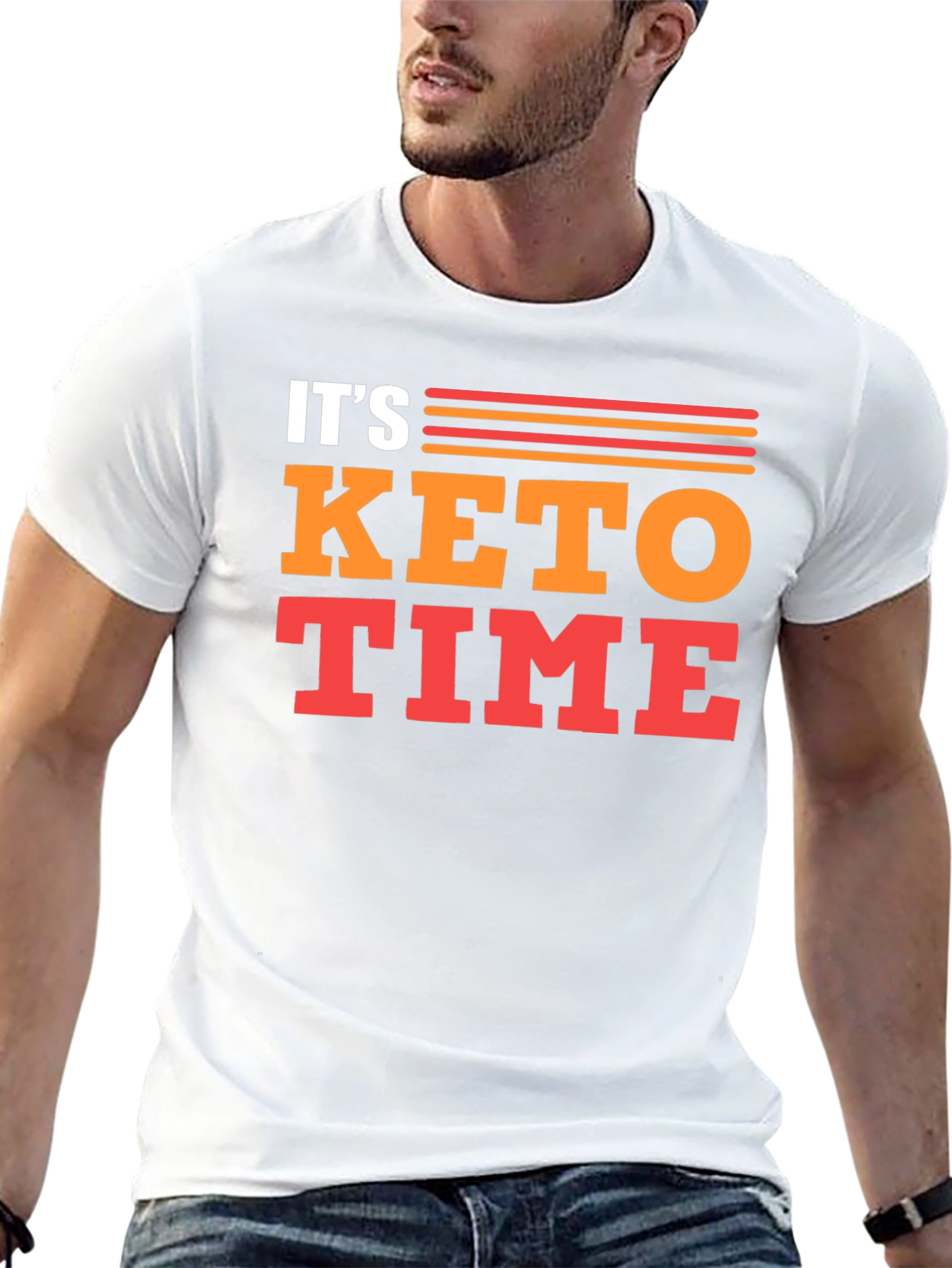 Its Keto Time T-Shirt - Black Graphic Tee