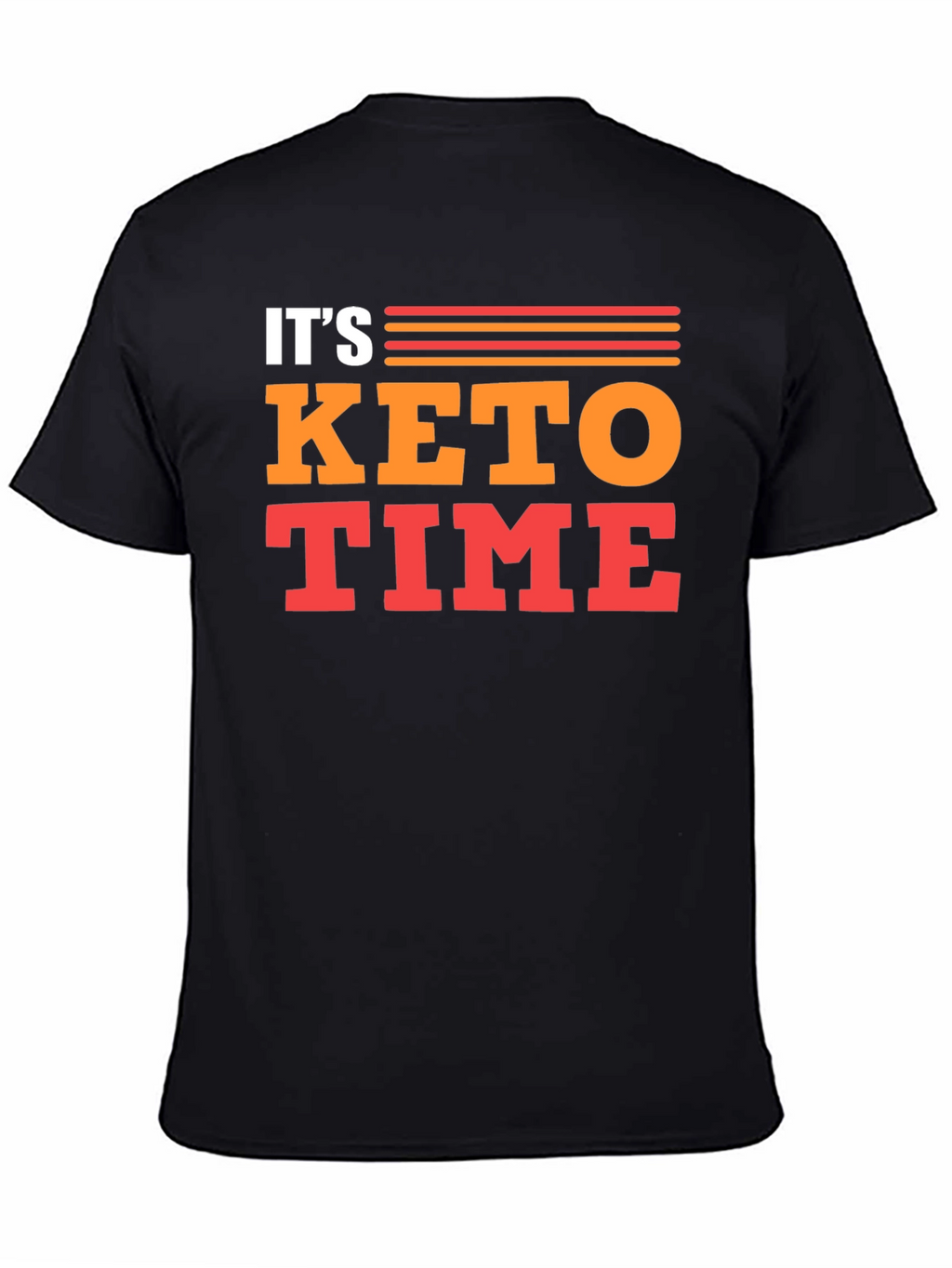 Its Keto Time T-Shirt - Black Graphic Tee