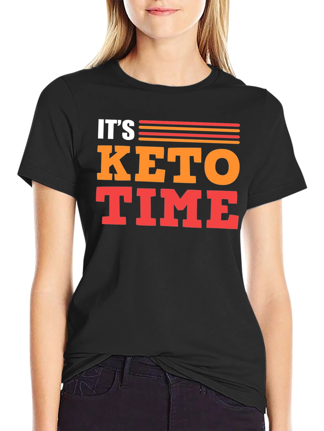 Its Keto Time T-Shirt - Black Graphic Tee