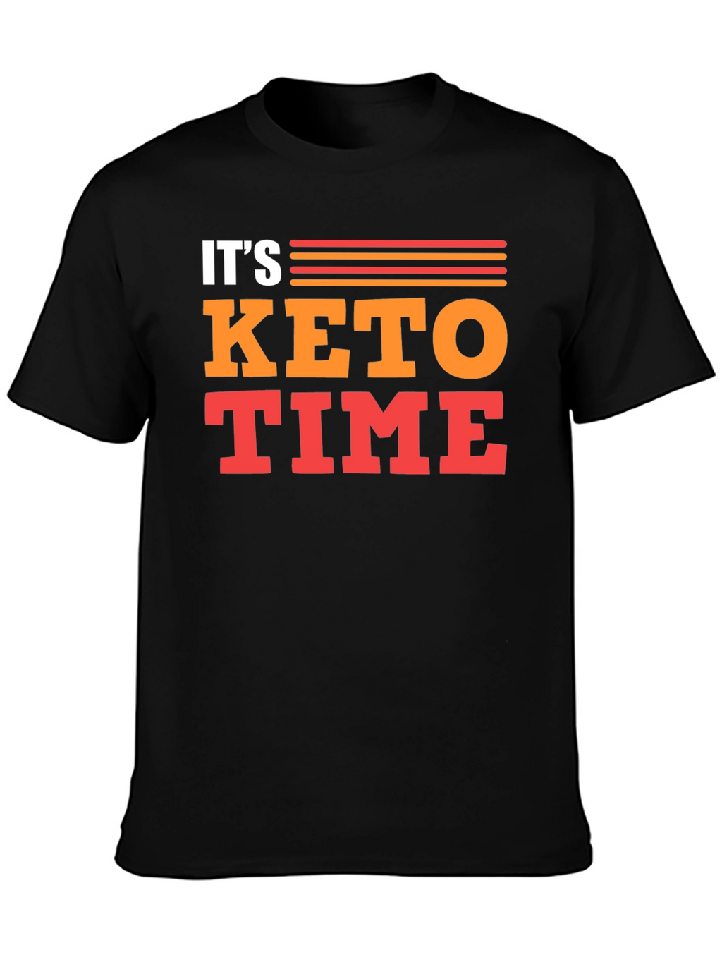 Its Keto Time T-Shirt - Black Graphic Tee