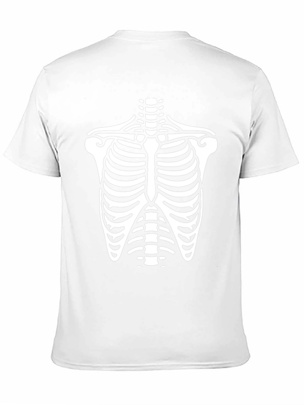 Skeleton Rib Cage Graphic Tee - Halloween T-Shirt