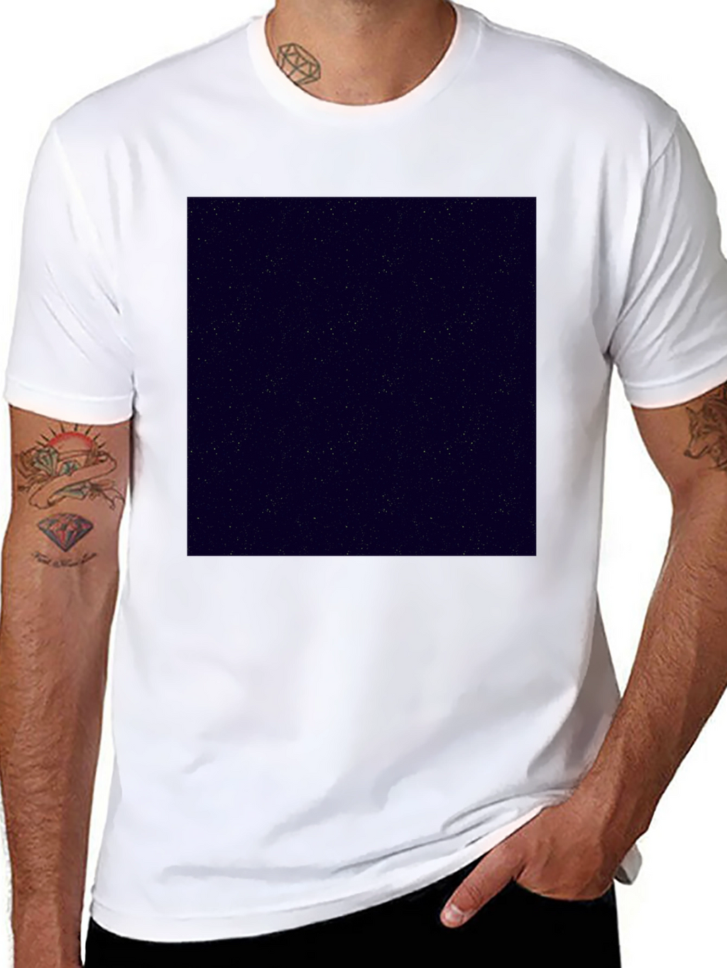 Starry Night Graphic Tee - Premium Cotton Comfort