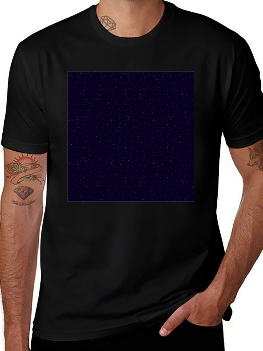 Starry Night Graphic Tee - Premium Cotton Comfort