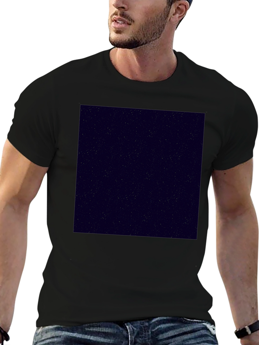 Starry Night Graphic Tee - Premium Cotton Comfort
