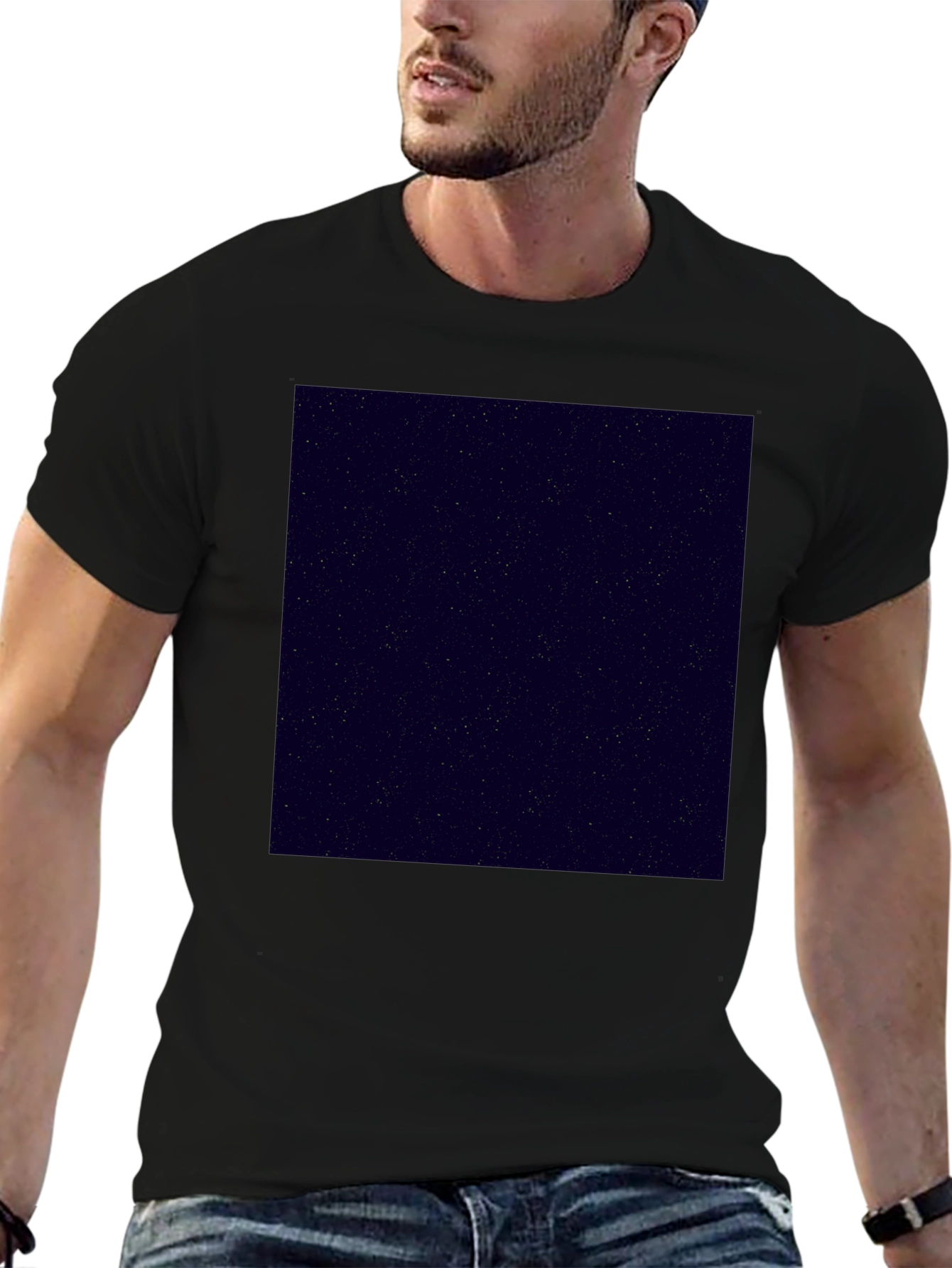 Starry Night Graphic Tee - Premium Cotton Comfort