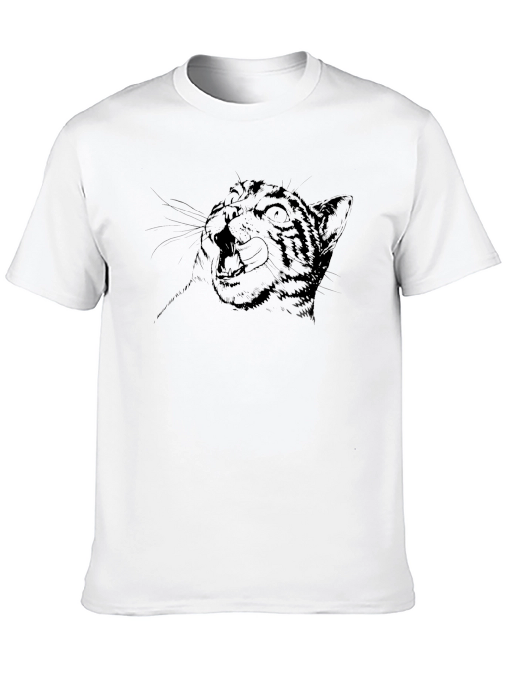 Black Tiger Graphic T-Shirt