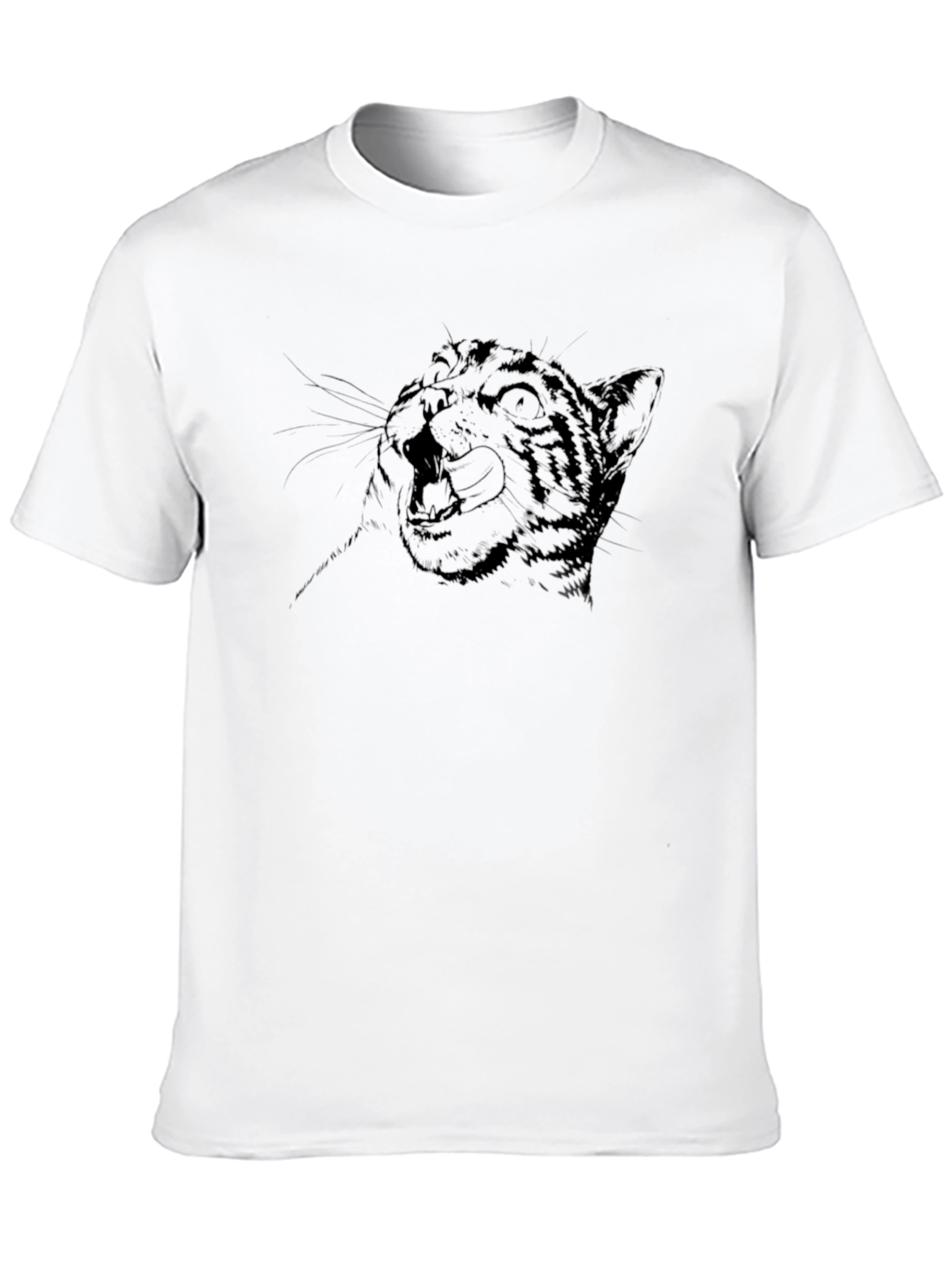 Black Tiger Graphic T-Shirt