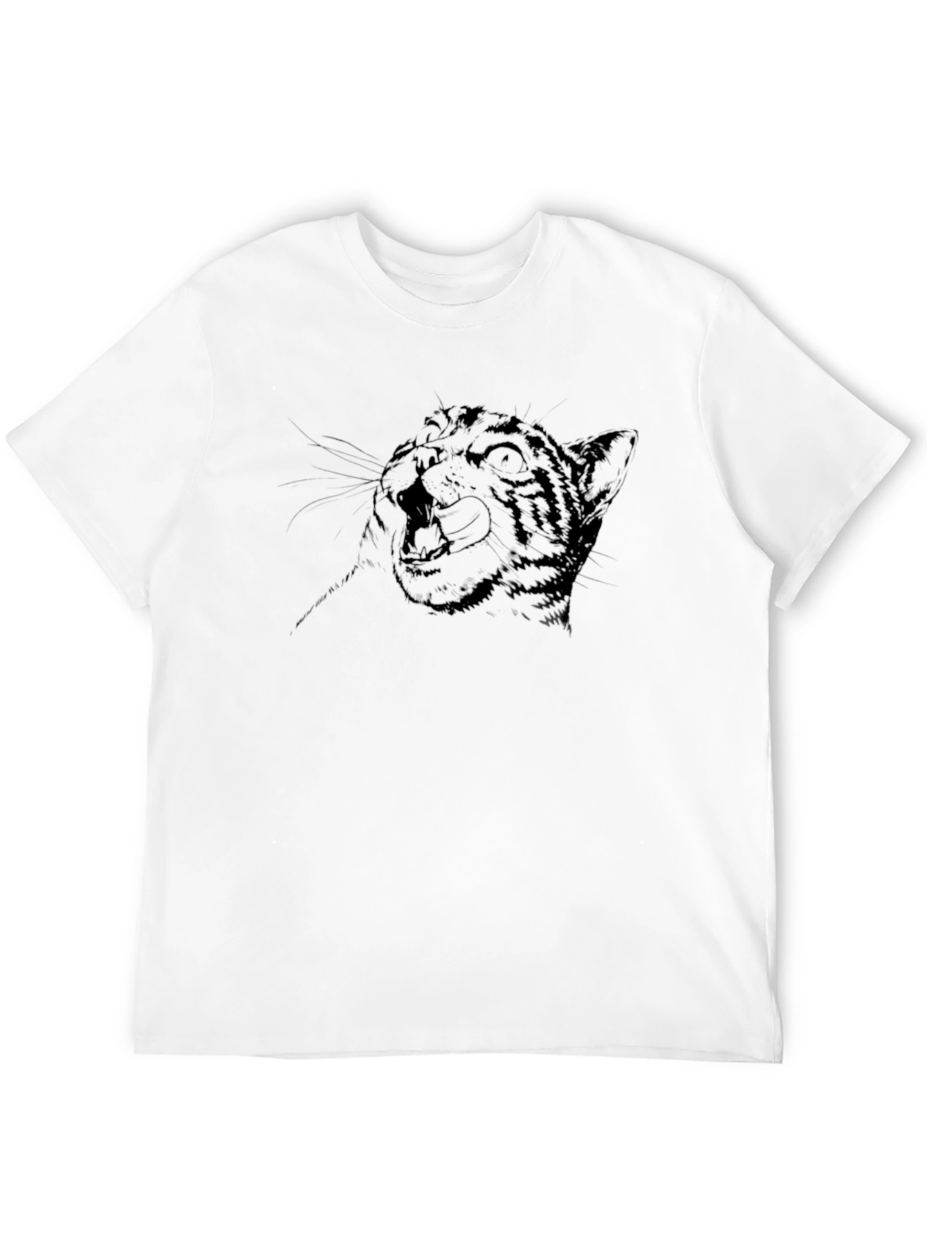Black Tiger Graphic T-Shirt