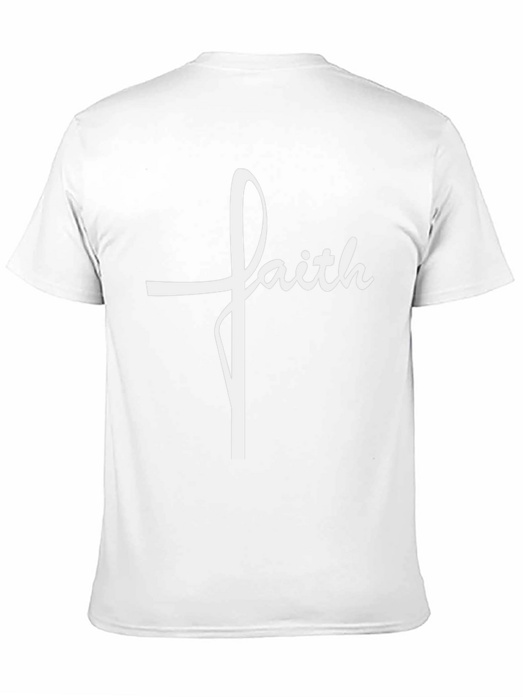Faith Cross Graphic T-Shirt - Religious Tee
