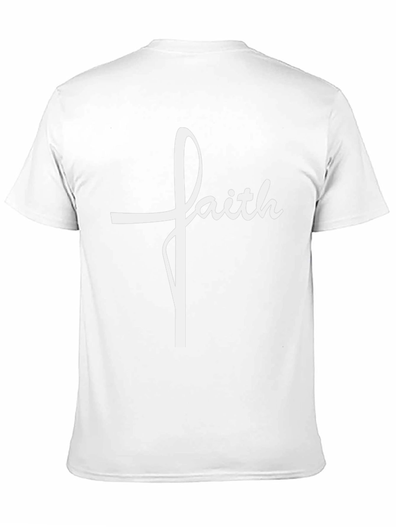 Faith Cross Graphic T-Shirt - Religious Tee