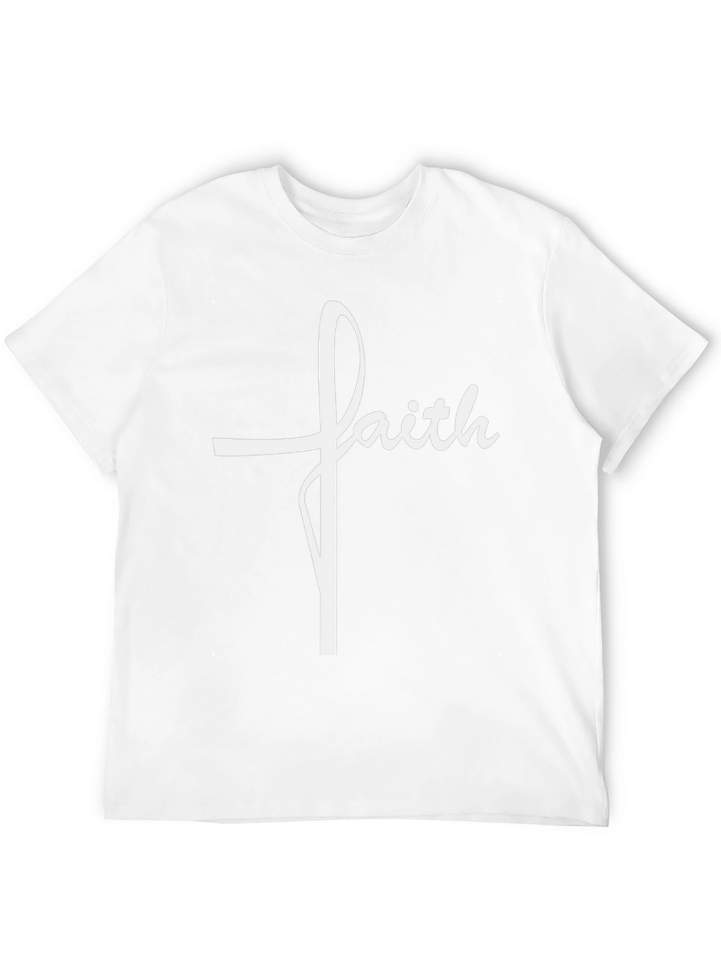 Faith Cross Graphic T-Shirt - Religious Tee