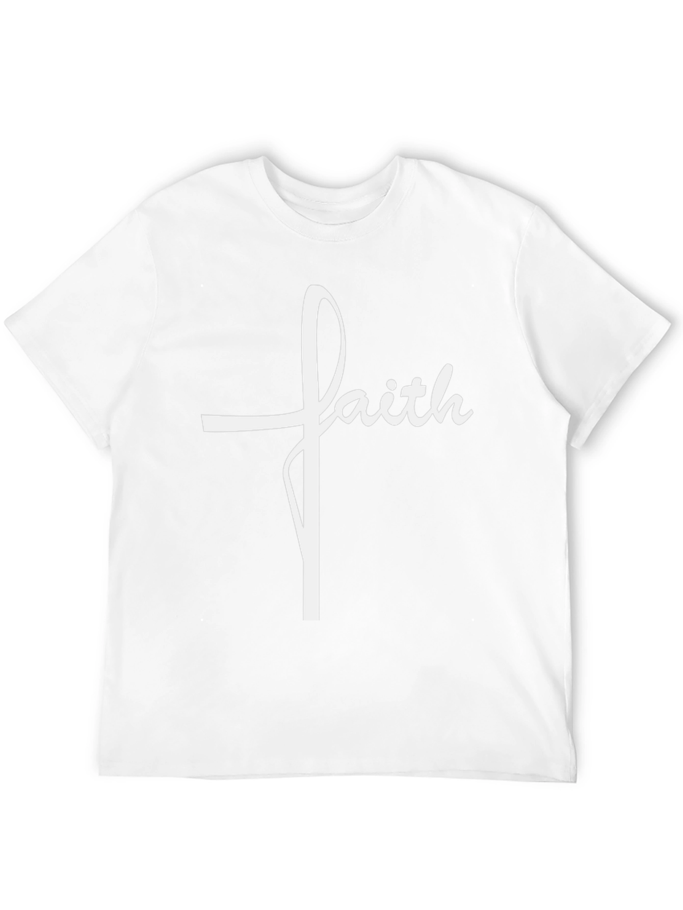 Faith Cross Graphic T-Shirt - Religious Tee