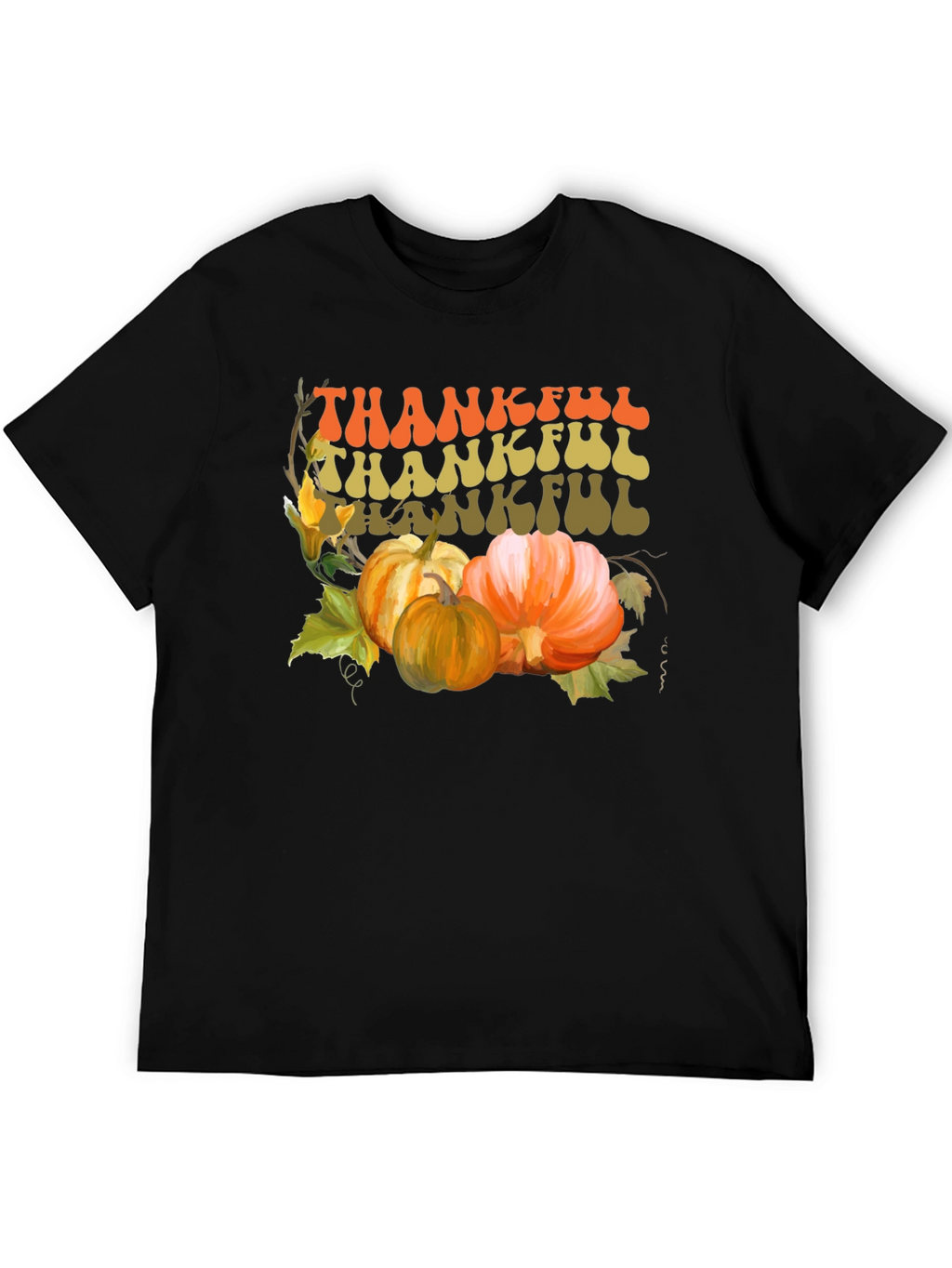 Thankful Graphic Print T-Shirt