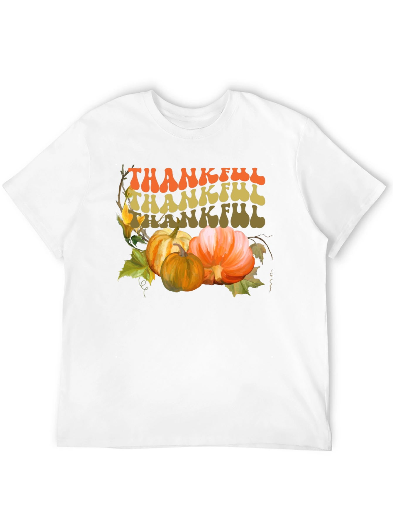 Thankful Graphic Print T-Shirt