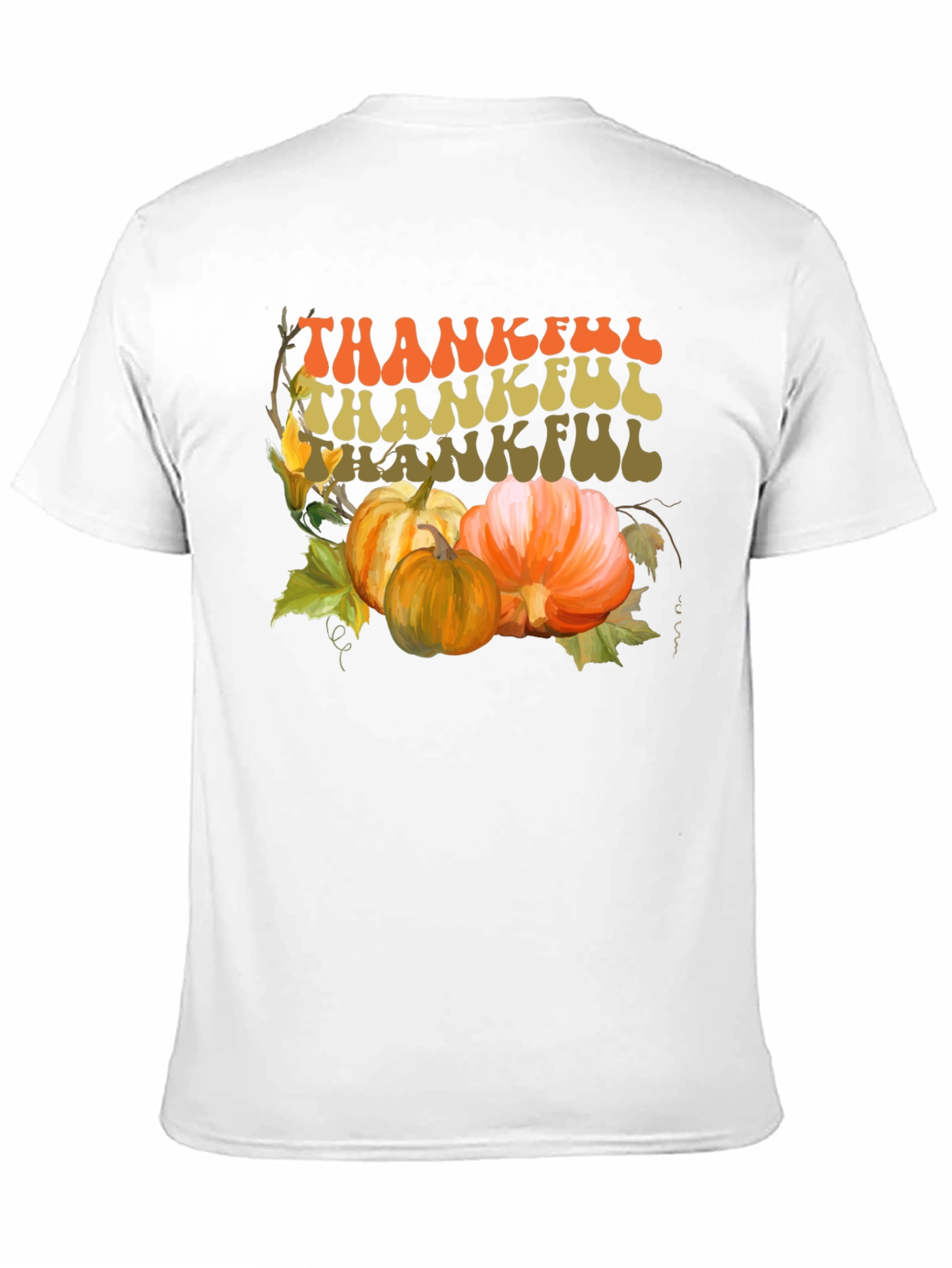 Thankful Graphic Print T-Shirt