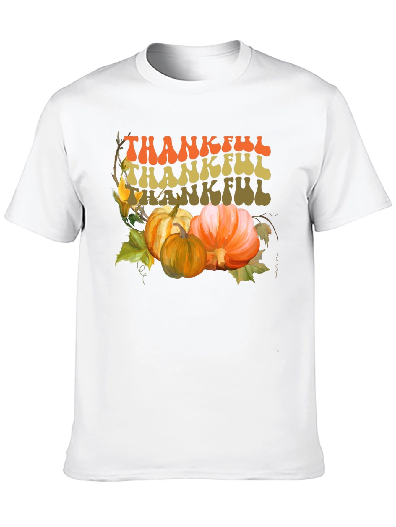 Thankful Graphic Print T-Shirt